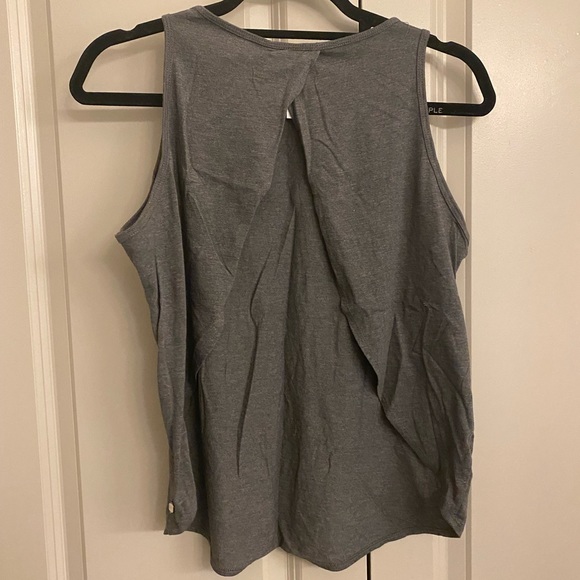 Fabletics Grey Backless Tank Size S - Picture 3 of 3